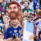 Potret suporter tim Nasional pakai kostum unik di Piala Dunia 2022. (Sumber: Instagram/@433)