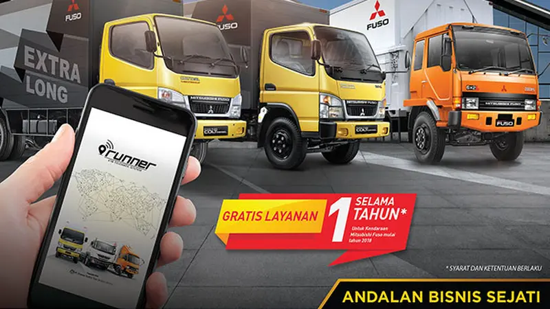 Bisnis Distribusi Lebih Efisien dengan Dukungan Fitur Runner Telematic dari Mitsubhisi Fuso