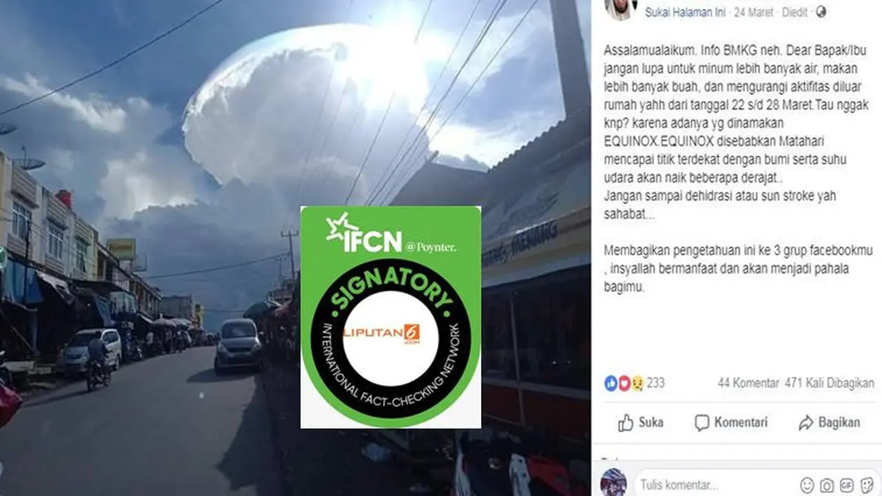 [Cek Fakta] Fenomena Equinox