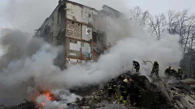 Serangan Rudal Kembali Hantam Kiev dan Kharkiv