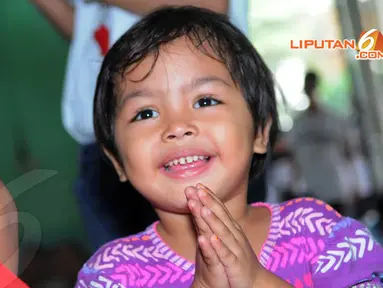 [FOTO] Bayi Caroline Jadi Motivasi Perlawanan Kejahatan Anak