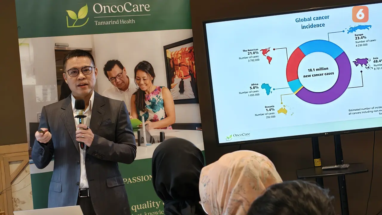 Konsultan Senior Onkologi Medis OncoCare Cancer Centre Singapura, Dr. Kevin Tay (Foto: Aditya Eka Prawira/Liputan6.com)
