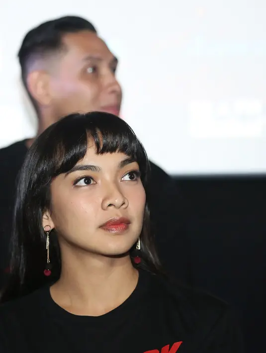 Bahkan, Tika pun mengakui jika dirinya termasuk orang yang jarang melihat film uang bergenre horor. (Bambang E. Ros/Bintang.com)