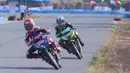 Yamaha Cup Race (YCR) 2024 putaran pertama telah dimulai hari ini Sabtu hingga Minggu di sirkuit Pancasila Karaeng Mallombassang, Pangkep Sulawesi Selatan. (Bola.com/M Iqbal Ichsan)