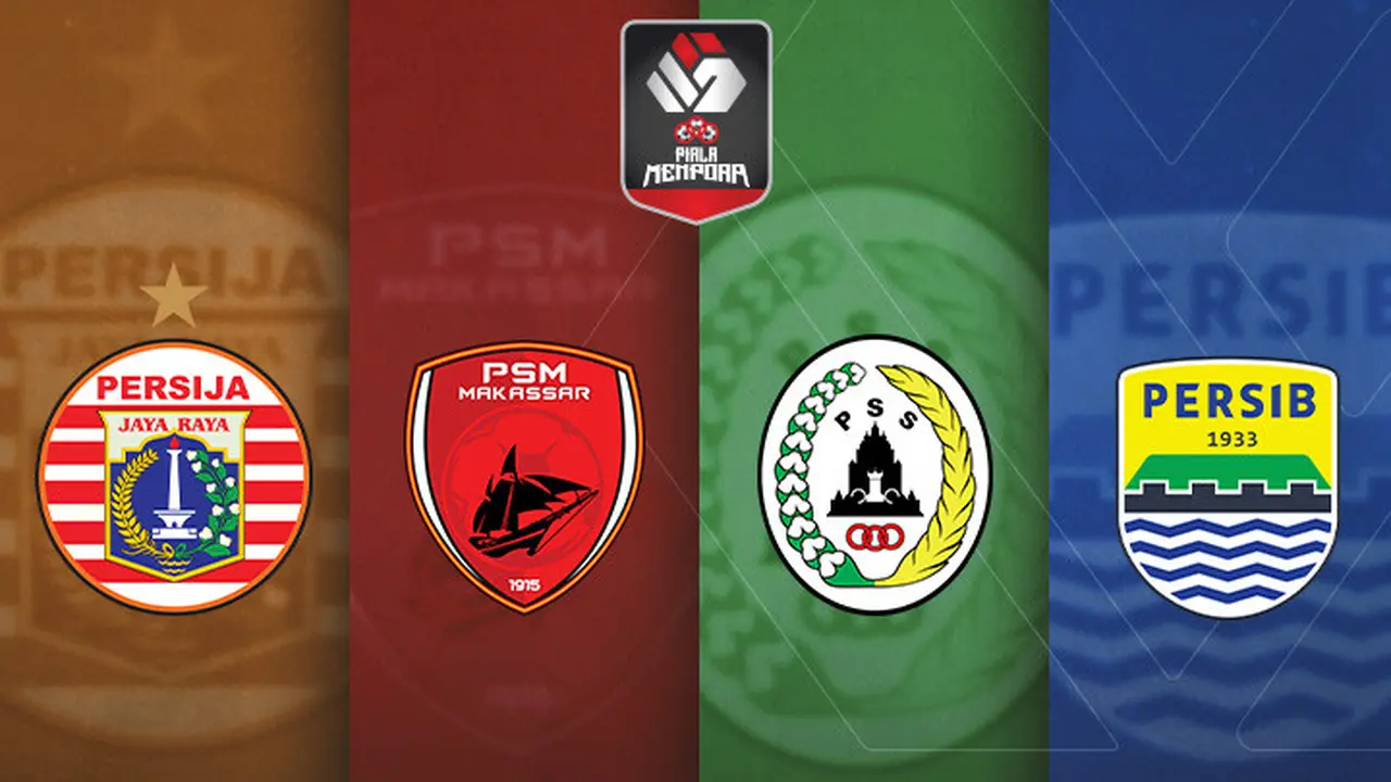 Piala Menpora - Ilustrasi Logo Tim Ke Semifinal