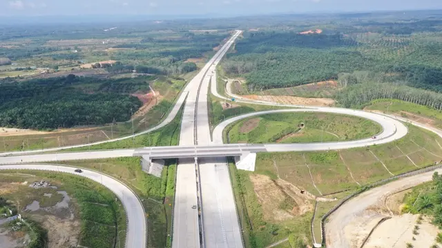 PT Hutama Karya (Persero) menambah satu ruas fungsional baru di Jalan Tol Trans Sumatera (JTTS), yakni ruas Jalan Tol Bangkinang Tahap 1 (Bangkinang-Tanjung Alai) sepanjang 24,7 km. (Dok Hutama Karya)