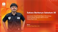 Founder Mezzo Rise in Art, Ilham. (Sumber: Istimewa)
