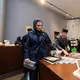 Anisha Rosnah dan Pangeran Abdul Mateen menghadiri pembukaan pameran seni Impressionist Landscape Art & Immersive Exhibition di Balai Khazanah Islam Sultan Haji Hassanal Bolkiah (BKISHHB), Brunei Darussalam, 27 Juli 2026. (dok. Instagram @tmski)