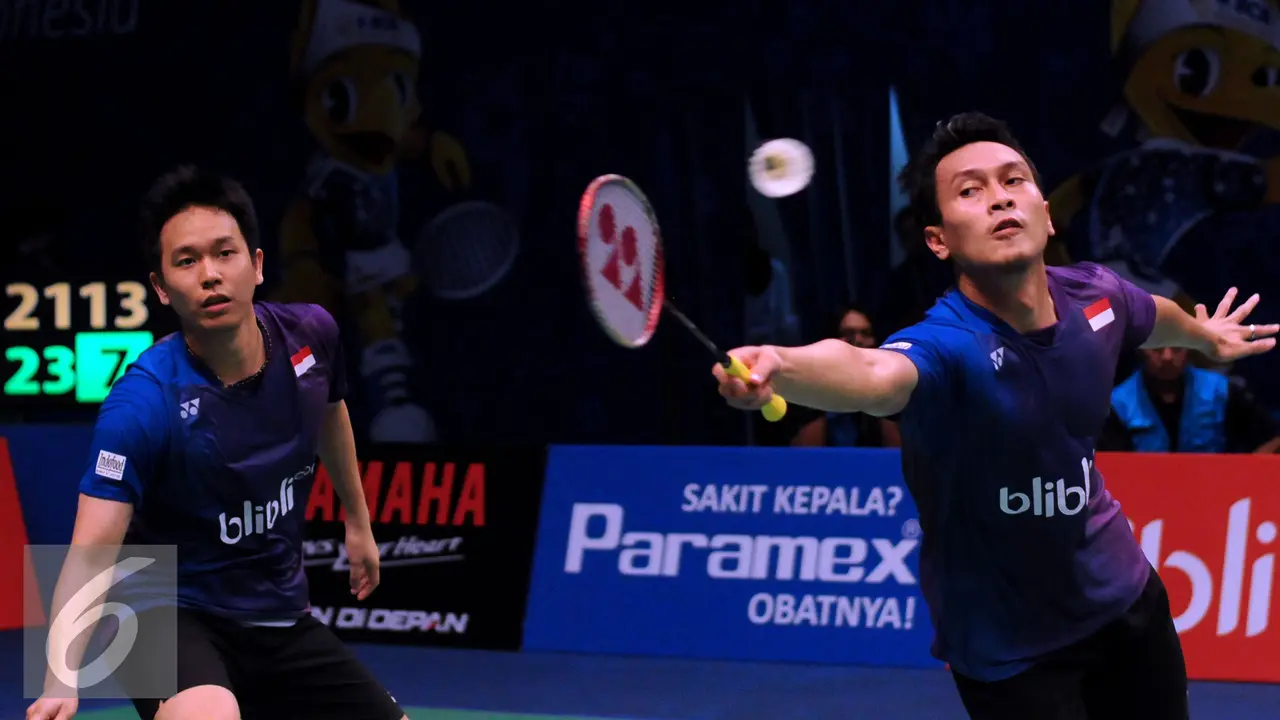20160601- Pebulutangkis Hendra-Ahsan- Helmi Fithriansyah