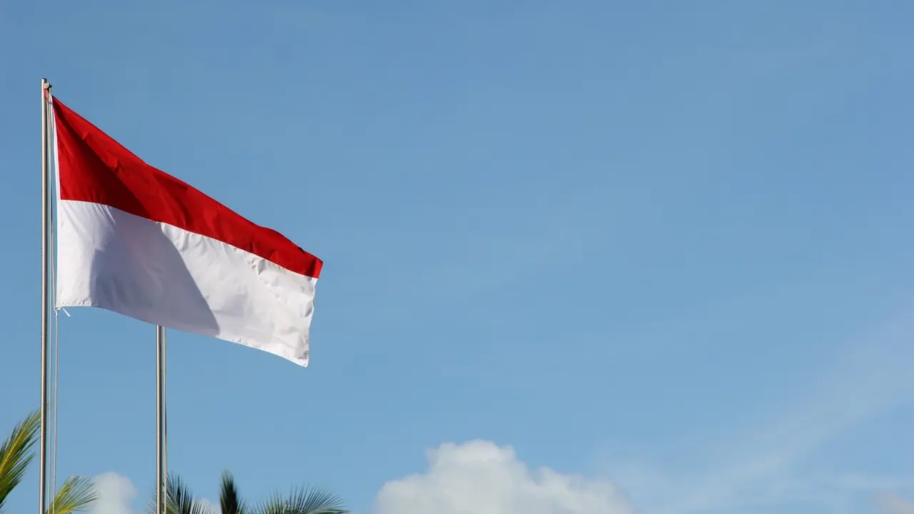 Ilustrasi bendera Indonesia, nasionalisme