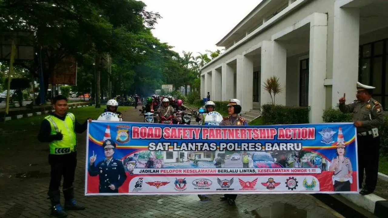 Polisi Gandeng Geng Motor dalam Operasi Simpatik 2017