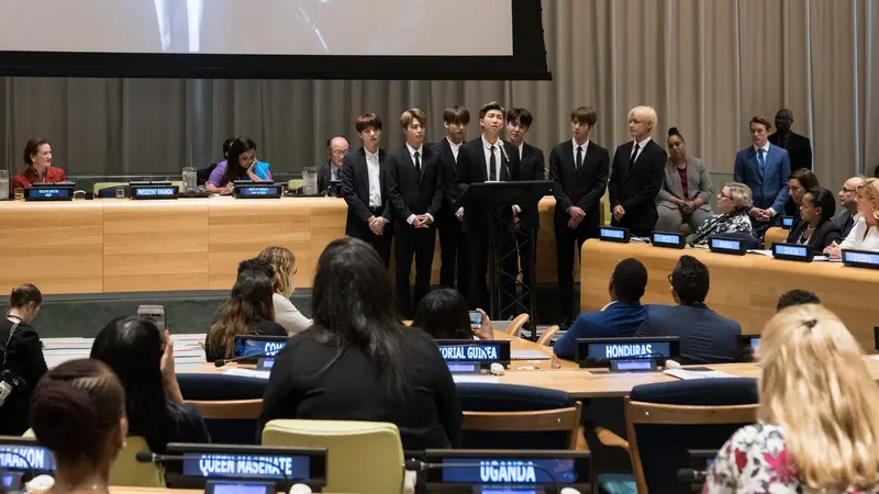 BTS di Sidang PBB