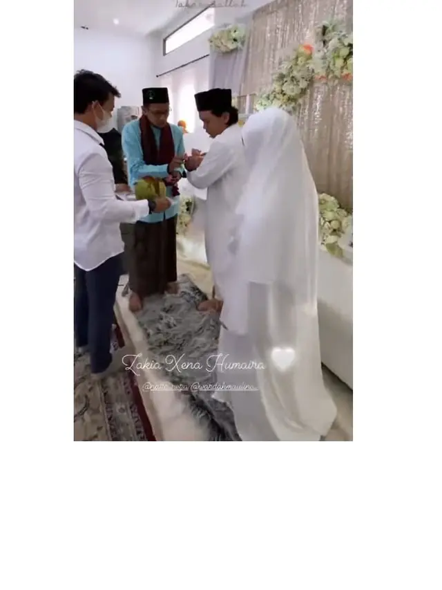 7 Momen Akikah Anak Natta Reza dan Wardah Maulina, Berkonsep Serba Putih