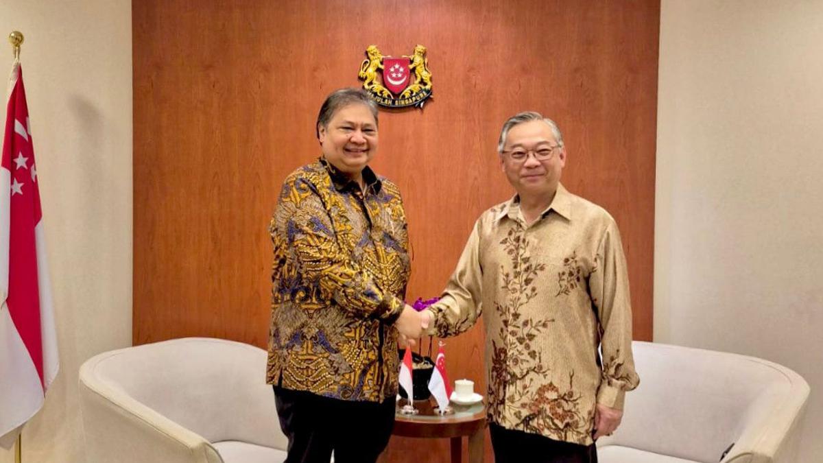 Hadiri 6WG Ministerial Meeting, Menko Airlangga Bahas Transformasi Ekonomi RI–Singapura