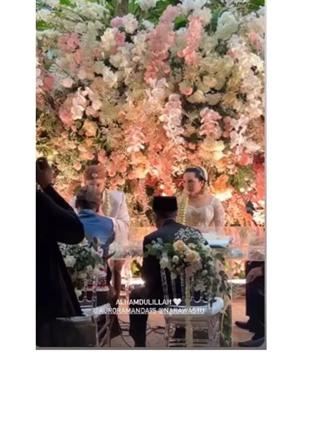 11 Momen Pernikahan Rachel Amanda dan Narawastu Indrapradna, Penuh Haru Bahagia