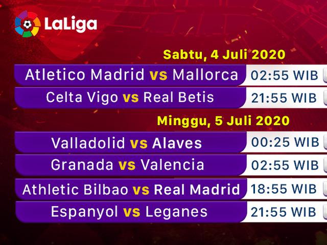 Jadwal Dan Link Streaming La Liga Pekan Ini Di Vidio Kans Real Madrid Juara Di Depan Mata Bola Liputan6 Com