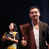 Bastian Steel di press screening film Nariti [Foto/Istimewa]