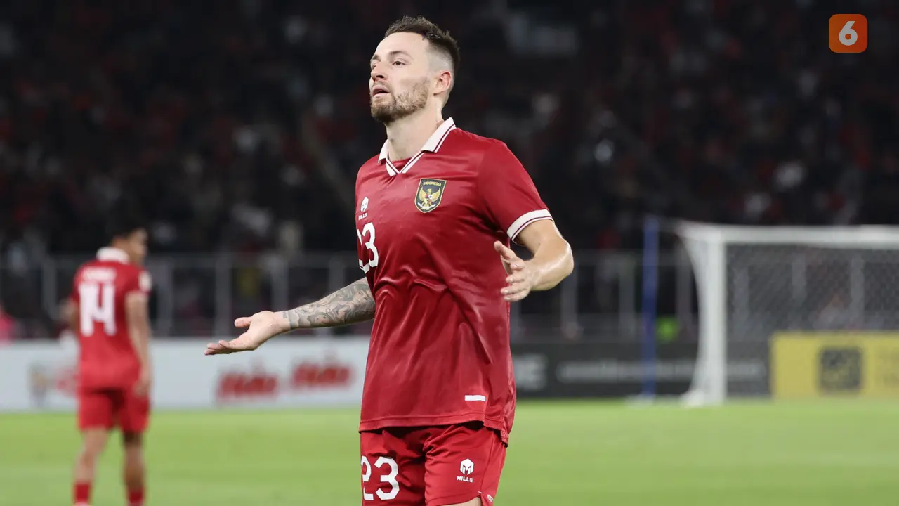Pemain Timnas Indonesia Marc Klok