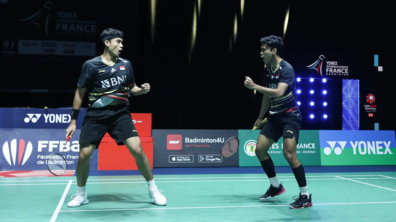 Bagas Maulana/Muhammad Shohibul Fikri - French Open 2023 - Bulu Tangkis