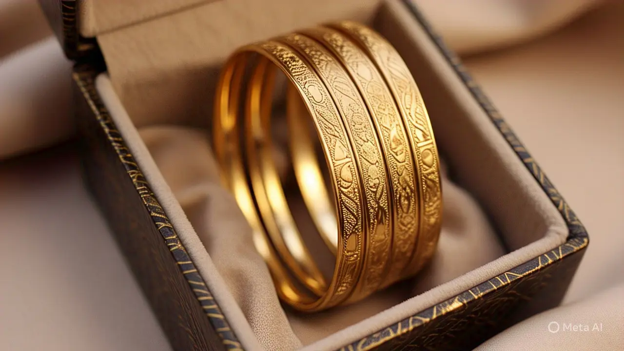 Model Gelang Emas Bangle Islami