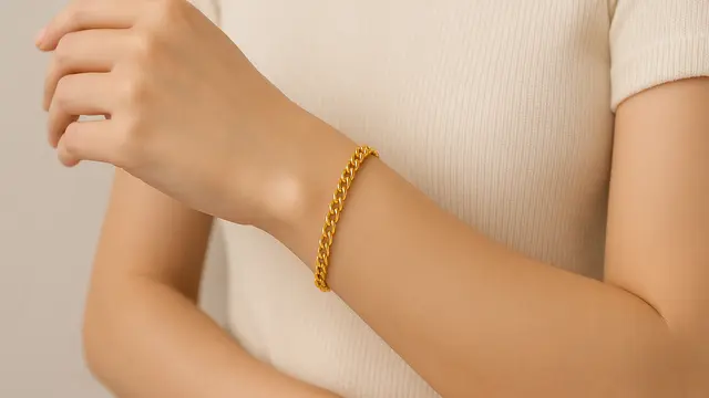 Model Gelang Emas Plat Polos untuk Investasi/Ilustrasi gambar oleh AI