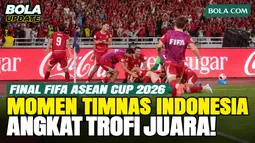 Momen Timnas Indonesia Angkat Trofi Juara FIFA ASEAN Cup 2026 Usai Kalahkan Thailand