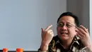 Ketua DPD Republik Indonesia Irman Gusman saat berdiskusi di Kantor Liputan6.com, Jakarta, Rabu (17/12/2014). (Liputan6.com/Johan Tallo)
