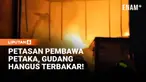 Sebuah gudang percetakan olahan plastik di Jalan Bojong Raya, Rawa Buaya, Cengkareng, Jakarta Barat, terbakar hebat pada Jumat dini hari. Kebakaran diduga dipicu petasan yang dilempar oleh sekelompok remaja saat membangunkan sahur.