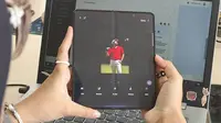 Aplikasi Editing Foto Samsung Enhance-X hadir di berbagai lini HP Lipat dan Galaxy berbasis One UI 6. (Liputan6.com/Labib Fairuz)