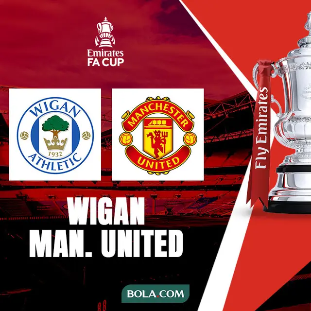 Piala FA - Wigan Athletic Vs MU