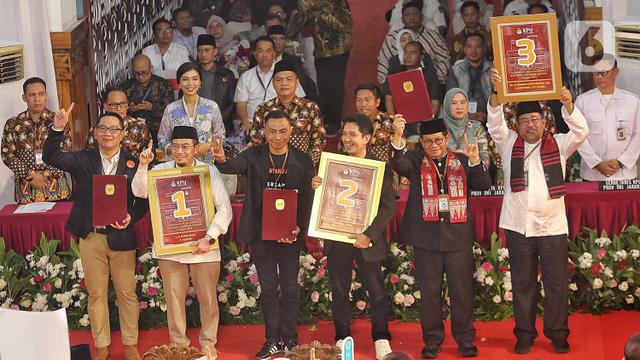 Sah, Ini No Urut Pasangan Calon Gubernur dan Calon Wakil Gubernur DKI Jakarta