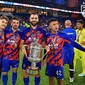 Jordi Amat membawa Johor Darul Ta'zim (JDT) menjuarai Piala FA Malaysia 2023. (Bola.com/Dok.Facebook JDT).