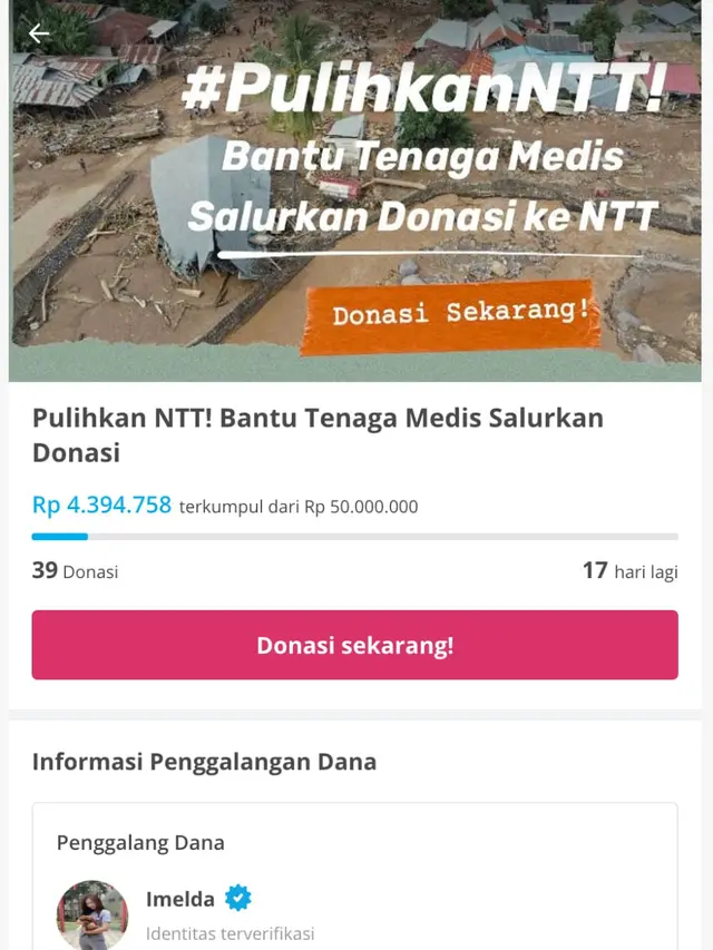 Aksi 5 Dokter Cantik Galang Donasi untuk Korban Banjir Bandang NTT