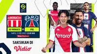 Saksikan Live Streaming Big Match Ligue 1 PSG Vs AS Monaco Sabtu, 11 Januari 2023 di Vidio