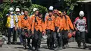 Dengan demikian, operasi pencarian dan penyelamatan korban runtuhnya bangunan musala di Pondok Pesantren Al Khoziny di Sidoarjo, Jawa Timur, secara keseluruhan diharapkan segera berakhir. (JUNI KRISWANTO/AFP)