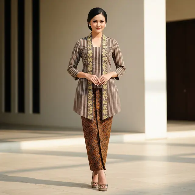 Model Baju Lurik Adat Jawa yang Stylish