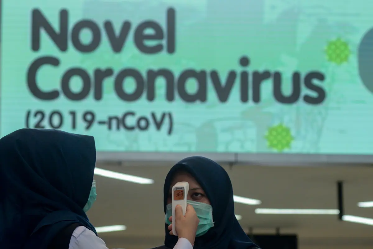 Sosialisasi Virus Corona di Stasiun Sudirman