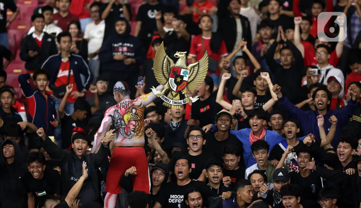 Kemenangan ini sekaligus memastikan Timnas Indonesia akan berlaga di babak Final Piala AFF U-23 2025. (Liputan6.com/Helmi Fithriansyah)