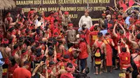 Calon Presiden nomor urut 02 Prabowo Subianto, melakukan kampanye di Pontianak, Kalimantan Barat, Sabtu (20/1/2024). (Delvira Hutabarat)