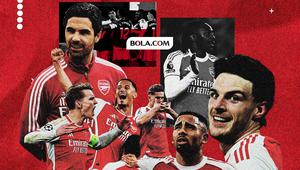 Arsenal Juara Liga Inggris - Premier League. (Bola.com/Gregah Nurikhsani)