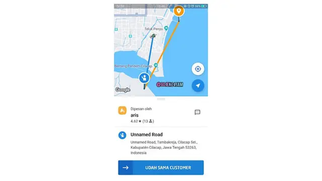 Ingin Kabur, Napi Ini Order Lewat Ojek Online dari Nusa Kambangan