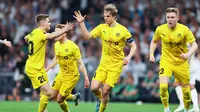 Di ujung laga, Bodo/Glimt mendapatkan satu gol hiburan. Ulrik Saltnes menjebol gawang Vicario lewat tembakan akurat di menit ke-83. (AP Photo/Ian Walton)