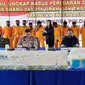 Barang bukti narkotika jenis sabu hasil tangkapan Polda Riau dari jaringan internasional. (Liputan6.com/M Syukur)