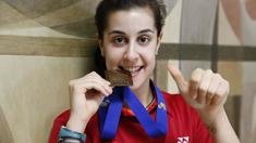 Juara All England di nomor tunggal putri, Carolina Marin berbagi cerita kepada Bola.com tentang makanan favoritnya selama di Indonesia.