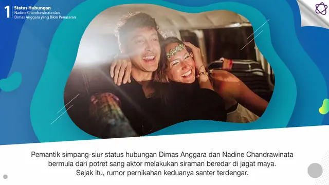 [Bintang] Nadine Chadrawinata dan Dimas Anggara