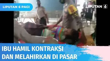 Seluruh penghuni dan pengunjung Pasar Cendrawasih Metro Lampung dibuat heboh, ibu hamil kontraksi saat sedang belanja. Dibantu pengunjung dan polisi, persalinan darurat dilakukan di sebuah lapak pedagang.