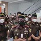 Wakil Kepala Kejaksaan Agung Setya Untung Arimuladi saat berkunjung ke Kejati Riau terkait wilayah bebas korupsi dan wilayah birokasi bersih melayani. (Liputan6.com/M Syukur)