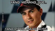 Jorge Lorenzo sudah memastikan diri menyabet titel juara dunia MotoGP 2015. Tapi respon netizen berbeda, Lorenzo pun heran (Istimewa)