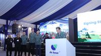De Heus meresmikan pabrik baru seluas lima hektare di kawasan Industri Pasuruan Industrial Estate Rembang (PIER) Pasuruan. (Dian Kurniawan/Liputan6.com)