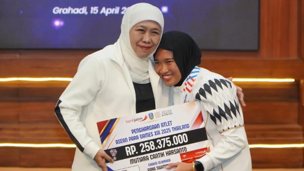 15 Atlet Disabilitas Jatim Terima Bonus Rp 1,8 M Usai Raih 35 Medali Emas ASEAN Para Games 2025